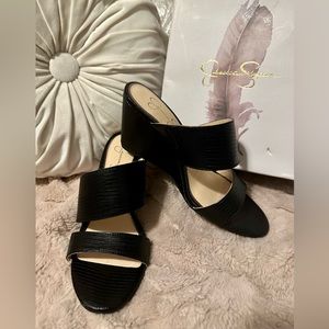 Jessica Simpson Cayren Black Wedge Sandal